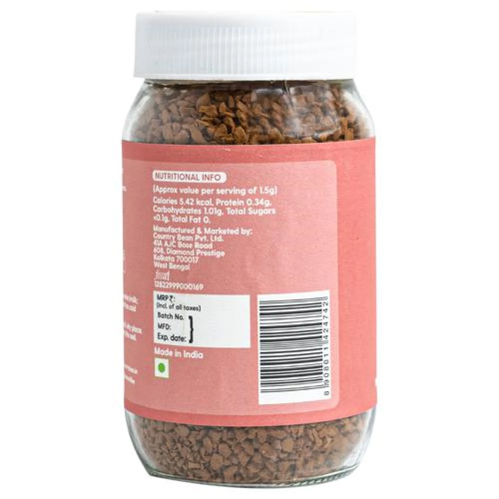 Country Bean Flavoured Instant Coffee - Hazelnut, 100 g-2.webp